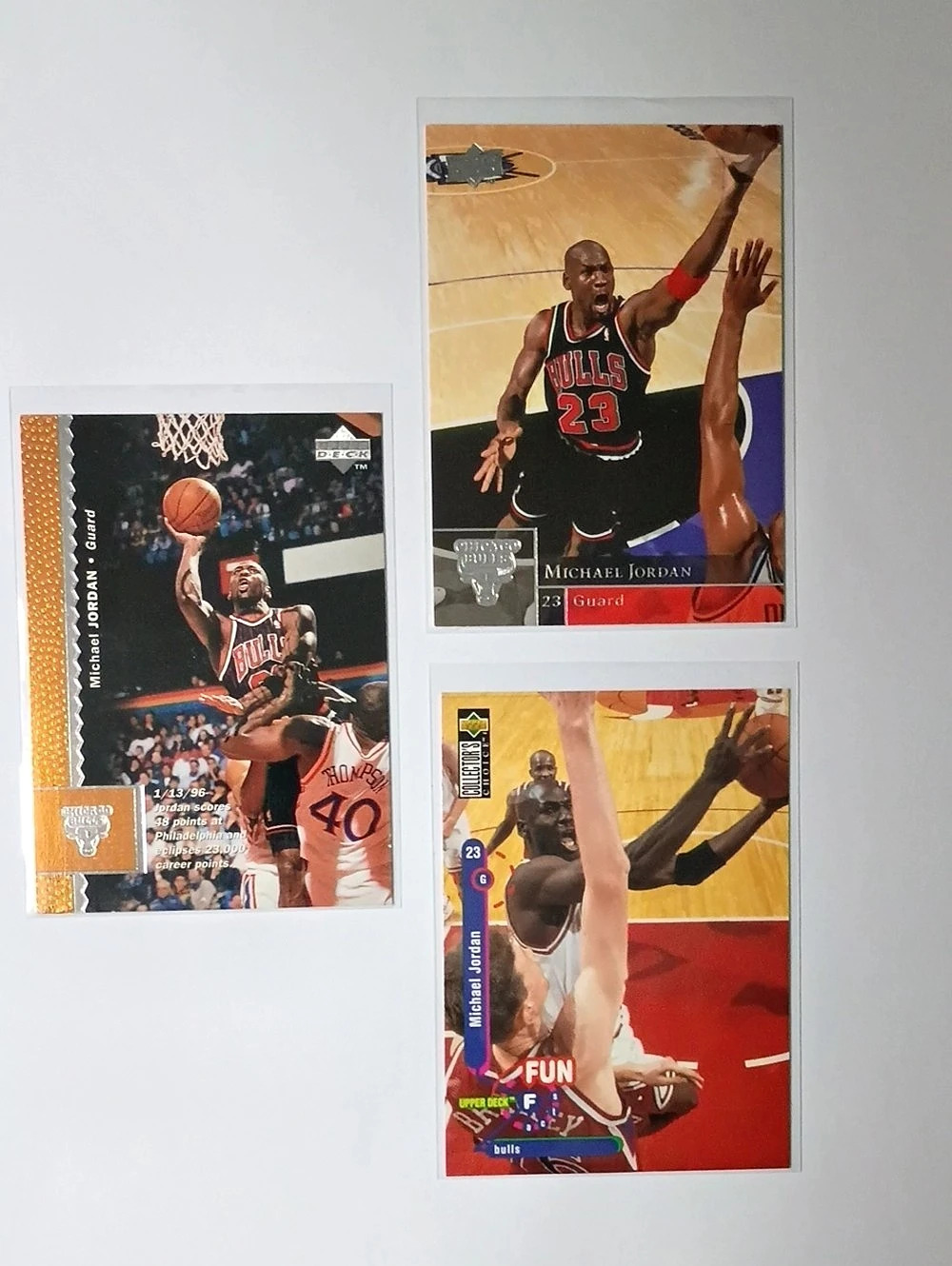 Upper Deck Michael Jordan Basketball Cards Lot (1995-2009 Upper Deck) Card Lot